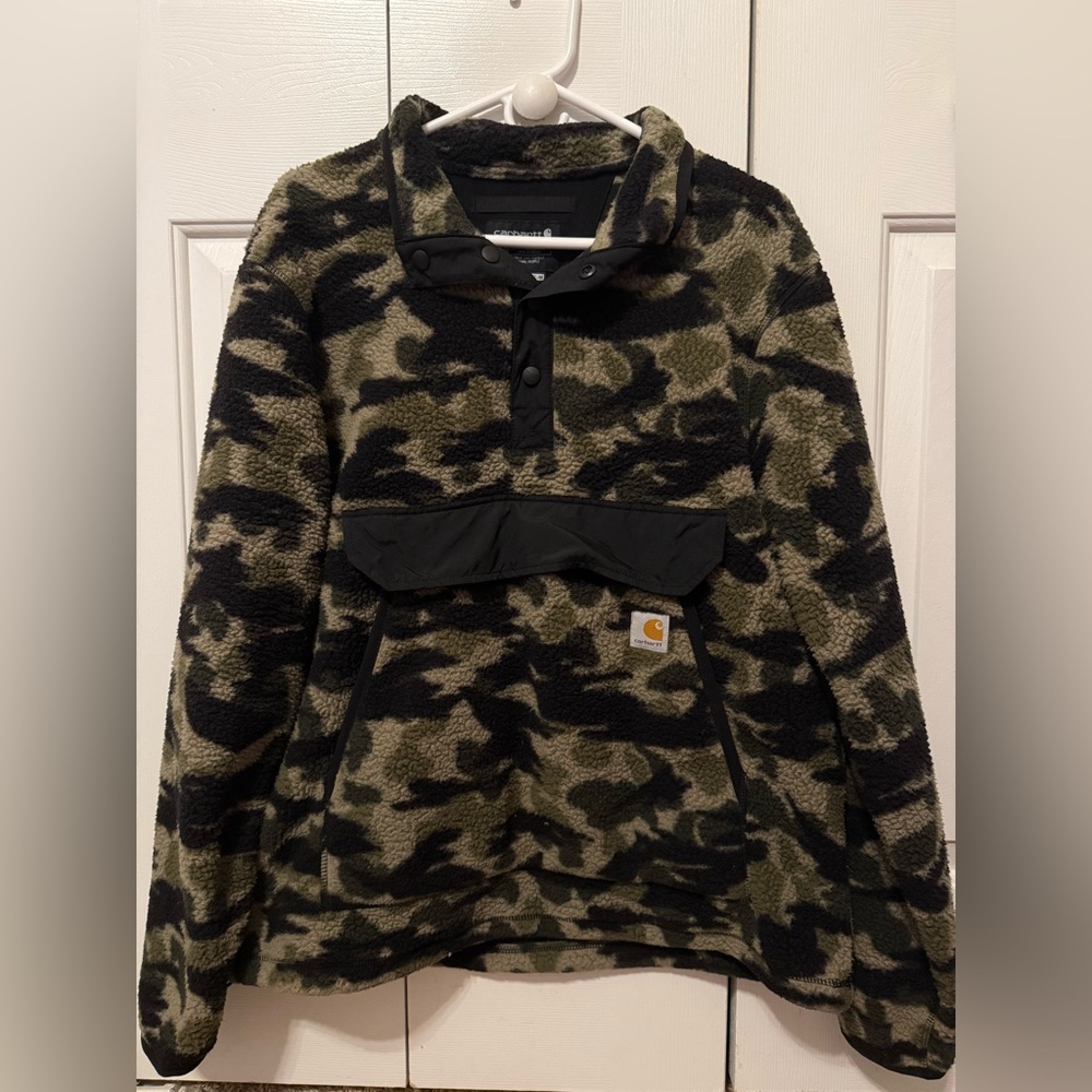 Carhartt Camo Sherpa/Fleece Jacket